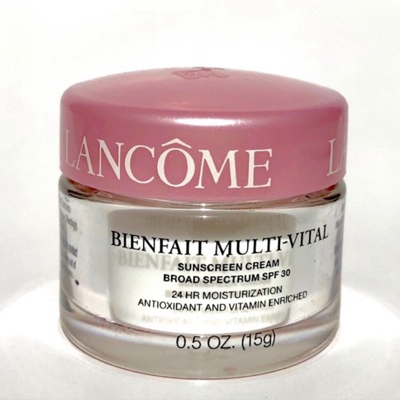 lancome bienfait multi vital sunscreen cream broad spectrum spf 30